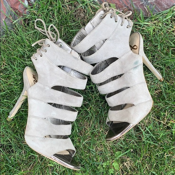 Sam Edelman Peep Booties - Picture 2 of 3